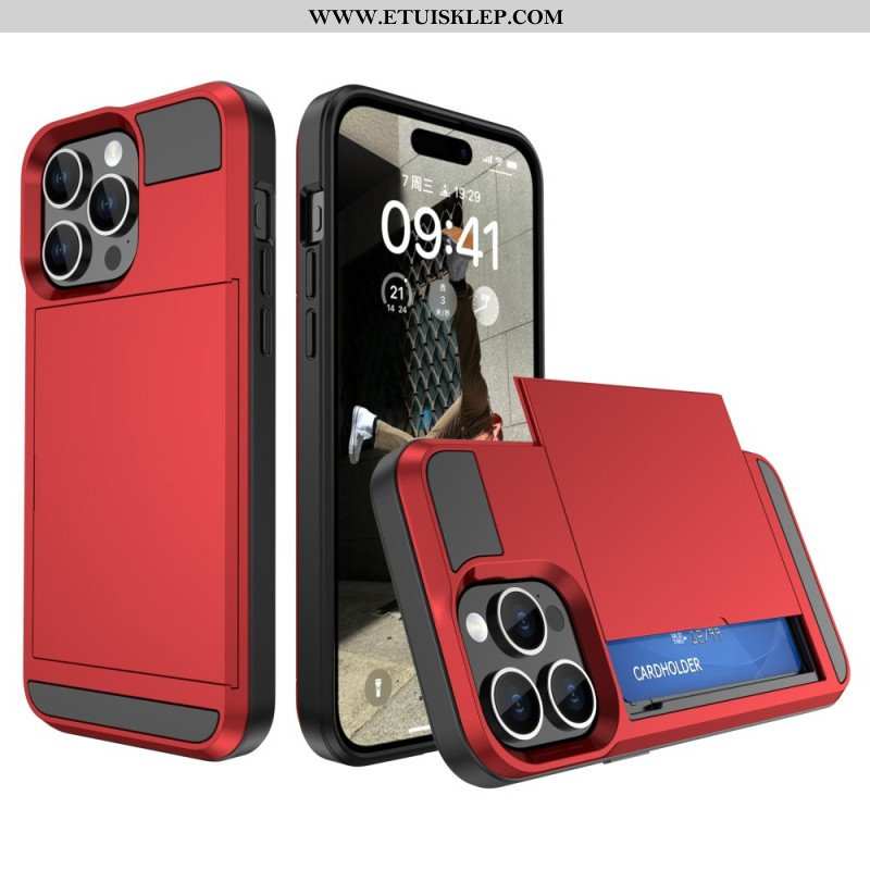 Etui do iPhone 15 Zintegrowany Uchwyt Na Kartę